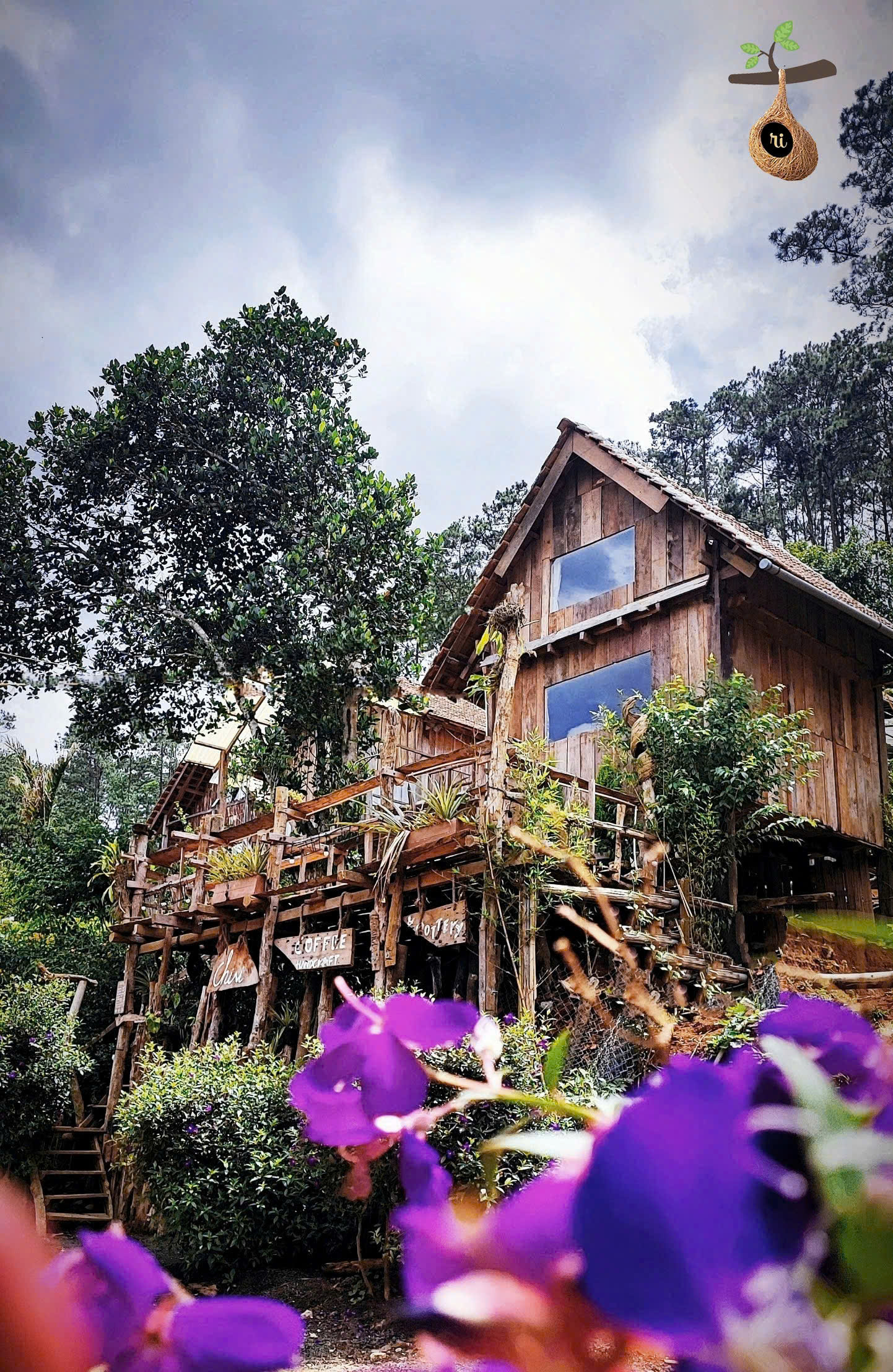 Tổ Chim Non – toàn cảnh từ ngoài