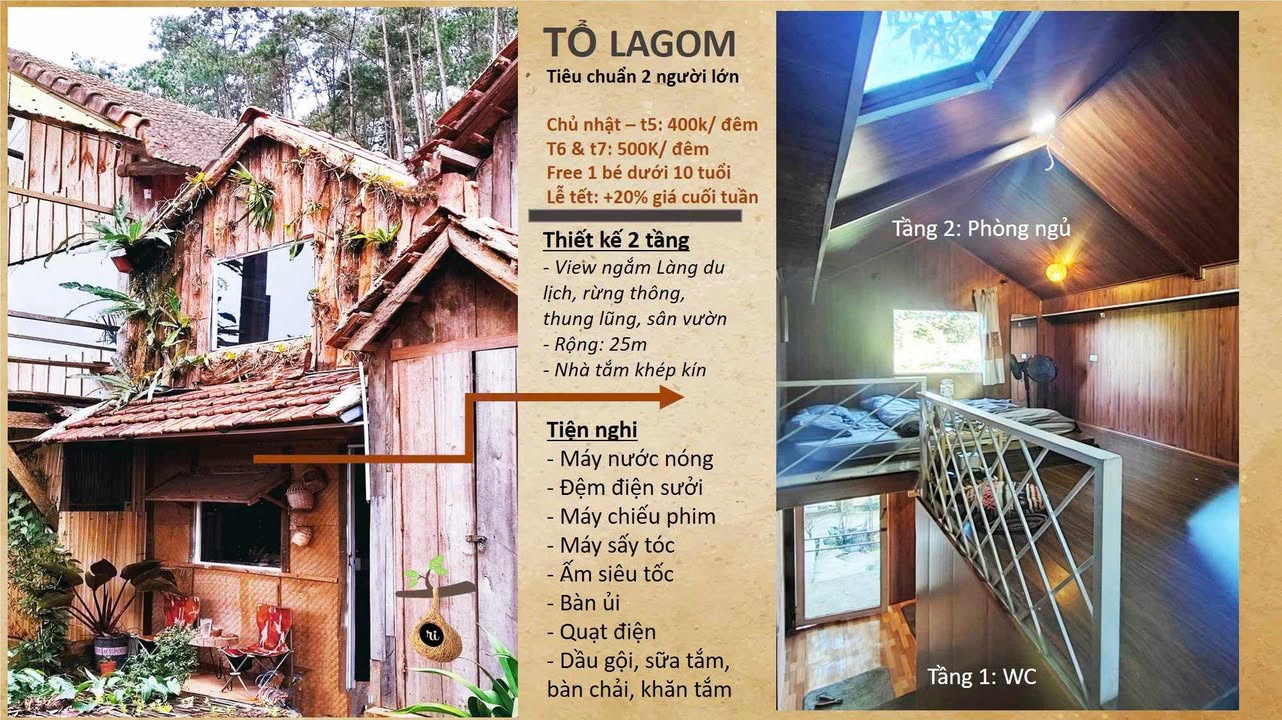 Tổ Lagom – không gian riêng tư